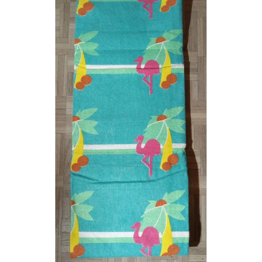 Vintage Flamingo Beach Theme Key West Florida 60x90 Throw Blanket